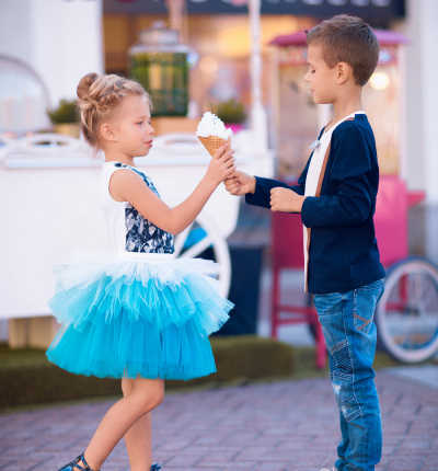 Tulle skirt Blue dream