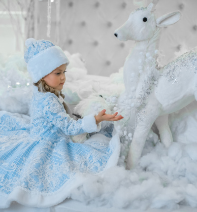 Costume of Snow maiden with a hat №10