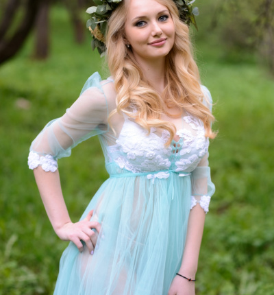Boudoir tulle dress Tiffany