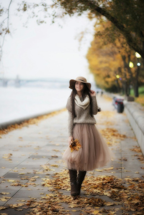 Skirt made of soft tulle фото 1
