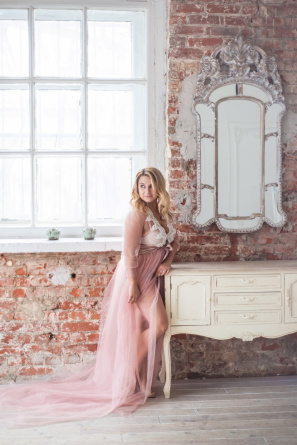 Boudoir tulle dress Rosy Morning фото 1