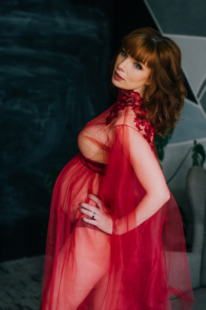 Boudoir tulle dress Red фото 2