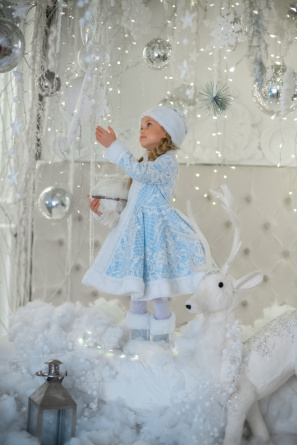 Costume of Snow maiden with a hat №10 фото 3