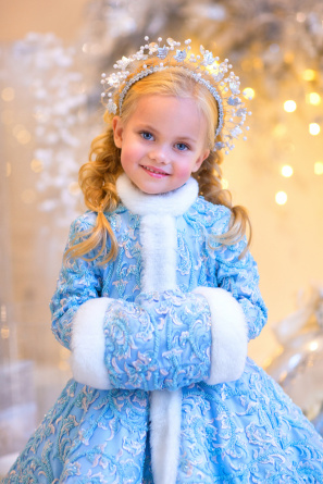 Snowmaiden's costume with kokoshnik №3 фото 3