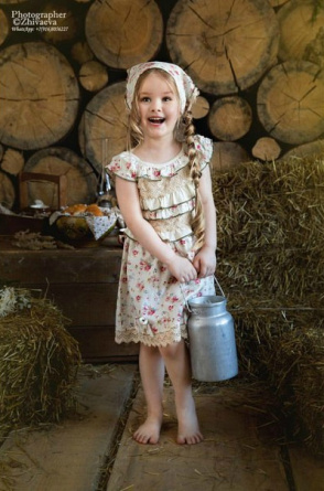 Dress with a handkerchief Anechka фото 3