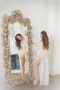 Lace boudoir dress White